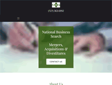 Tablet Screenshot of businessmergers.com